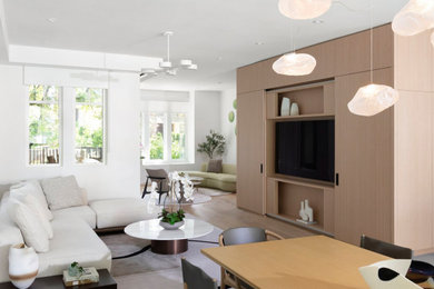 Living room - contemporary living room idea in Vancouver