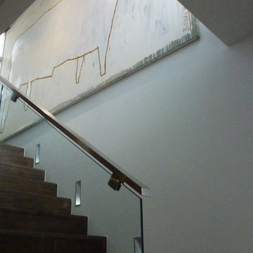 Stairs & Glass Balustrade - Bachelor Pad