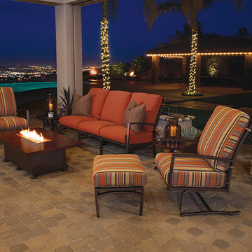 Fire pits, outdoor fireplaces, & tabletop flames