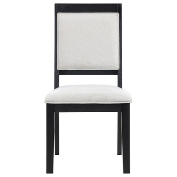 Molly Side Chair, Black, Set of 2