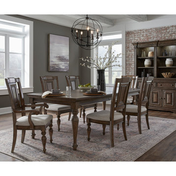 Woodbury Leg Table in Cowboy Boots Brown