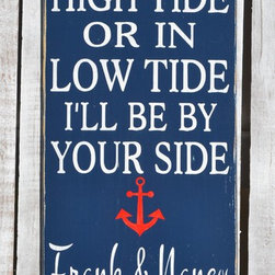 Beach Decor, Master Decor, Nautical Anchor Theme Signs - Novelty Signs