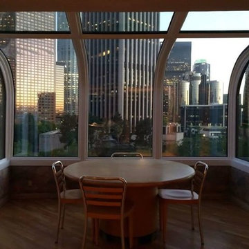 Curved Window Sunrooms In Downtown Los Angeles