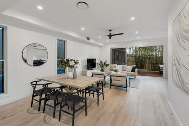 Photo of a modern living room in Brisbane.