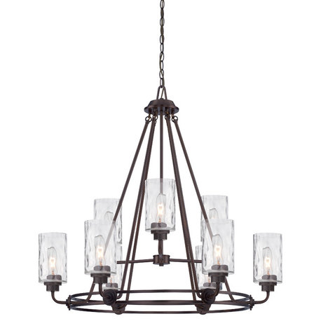 Gramercy Park 9-Light Chandelier, Old English Bronze