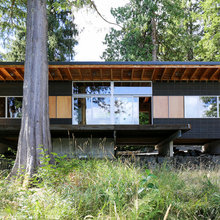 Lake Quinault Cabin Rustic Exterior Seattle By Studio