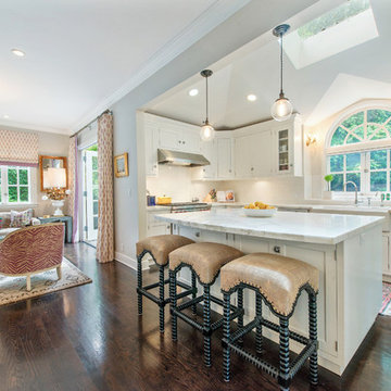Preppy Bohemian Family Room - San Anselmo