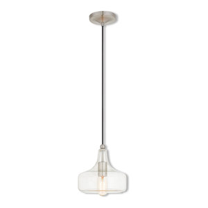 Livex Art Glass 1 Light Pendants Contemporary Pendant Lighting - White Art Glass Mini Pendant Livex Art Glass 1 Light Pendants Contemporary Pendant Lighting - White Art Glass Mini Pendant