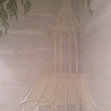 Chinoiserie Powder Bathroom