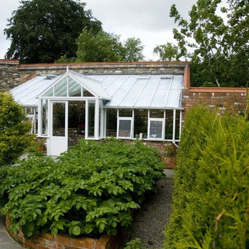 New Walled Garden & Stone Folly with Glazed Lantern complete Country Home