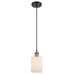 Innovations Lighting - Hadley 1-Light Mini Pendant, Black Antique Brass, Matte White - A truly dynamic fixture, the Ballston fits seamlessly amidst most decor styles. Its sleek design and vast offering of finishes and shade options makes the Ballston an easy choice for all homes.