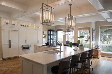 Example of a beach style kitchen design in Atlanta