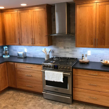 12019 - Steel Grey Leathered Granite Project