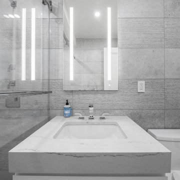 Kitchen and Three Bathroom Remodel in Battery Park
