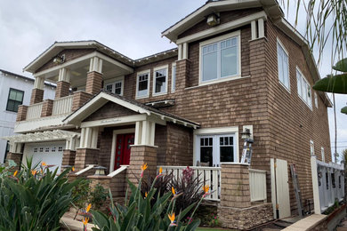 Example of an exterior home design in San Diego