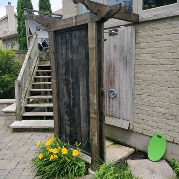Grey Fence and Privacy Wall