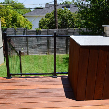 Custom Ipe Hardwood Deck & Outdoor Kitchen in Dallas, TX
