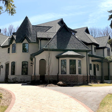 New stucco project in Hinsdale, IL