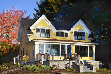 Elegant home design photo in Portland Maine