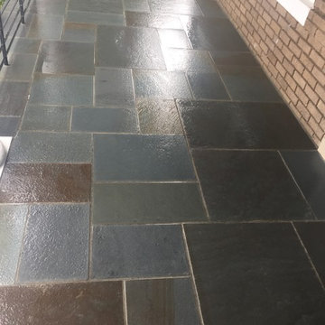 Flagstone Walkway in Washington DC, Premium Thermal Cut - 16th St Heights