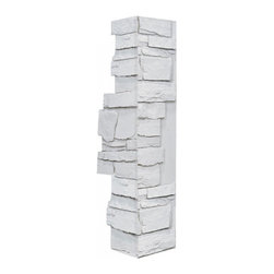 144-36-BRECKENRIDGE DEEP WIDE STACKED CORNER 36"H X 11"W X 1 1/4"D - Wall Panels