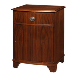 Bowfront Nightstand - Side Tables And End Tables