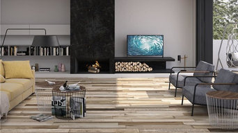 Tiled living areas.