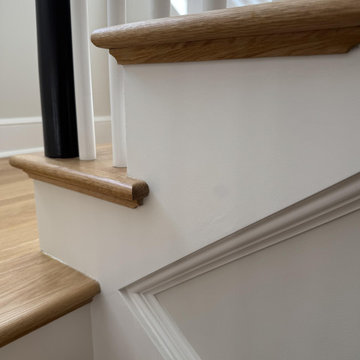 Project #142 | Transitional Staircase with Over-the-Post Balustrade