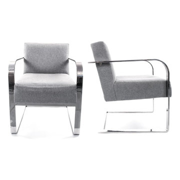 PAIR OF RALPH LAUREN MODERN PENTHOUSE DINING CHAIRS