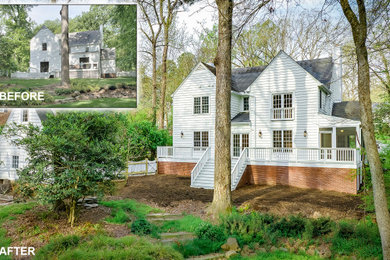 Craftsman exterior home idea in Raleigh