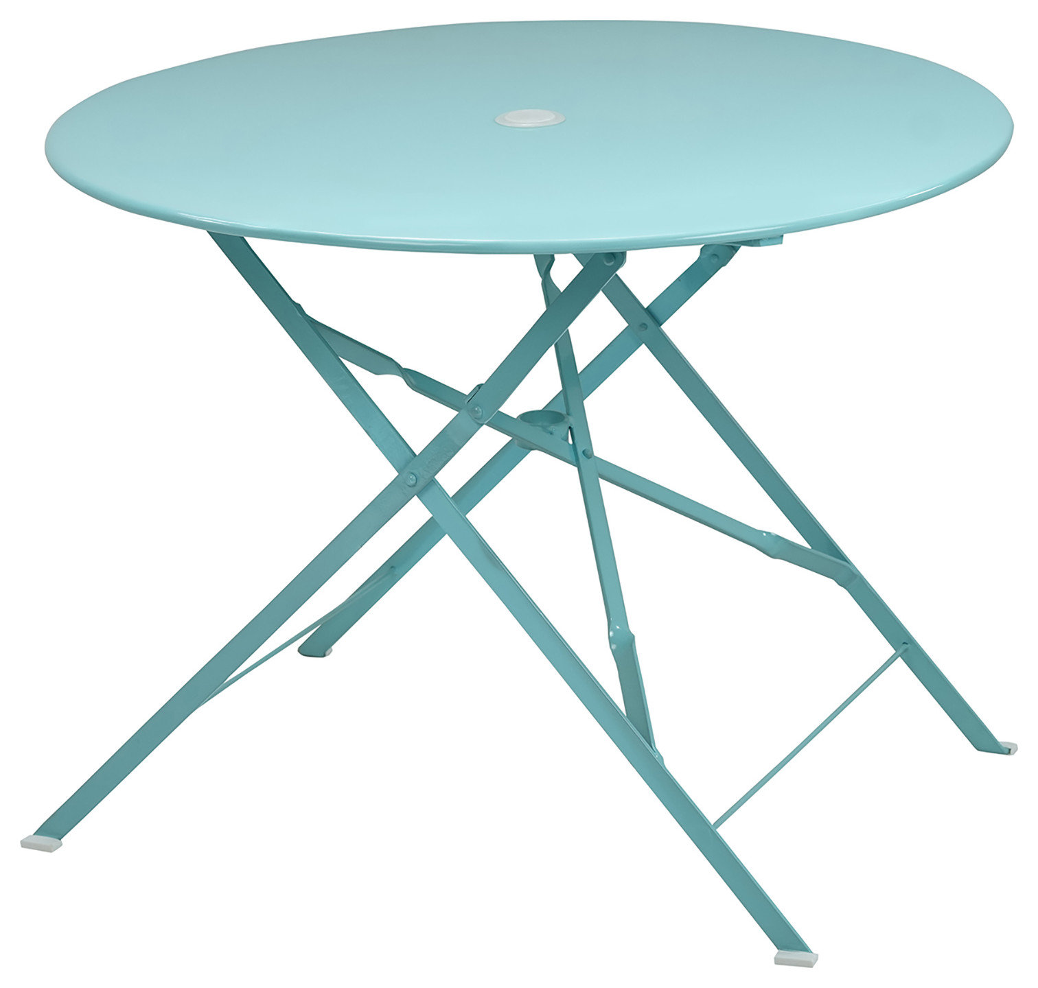 Folding Patio Table With Umbrella Hole