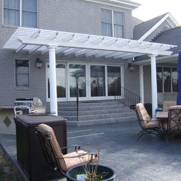 Backyard Oasis "3 Pergolas and a covered Porch"