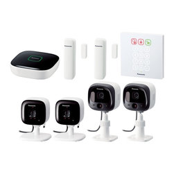 Panasonic KX-HN6091W Smart Home Monitoring System Starter Kit for Small Business - Home Security And Surveillance