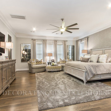 Transitional, Blingy, Casual Elegance - Master Bedroom