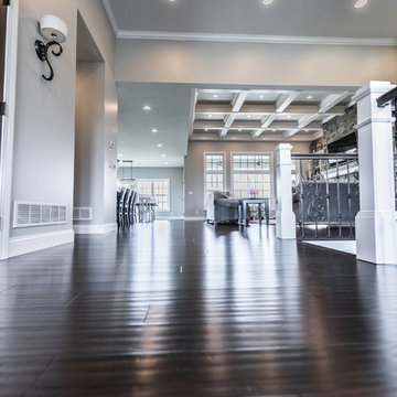 Ambient Coffee Handscraped Strand Bamboo Flooring