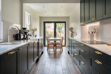 This is an example of a kitchen in London.