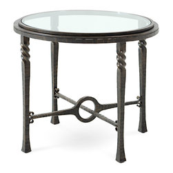 Omega Round End Table - Side Tables And End Tables