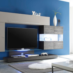 Modern Wall Unit Line 2-4 by LC Mobili - $1,545.00 - Entertainment Centers And Tv Stands
