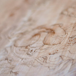 Table basse pyrograv&eacute; - Coffee Tables