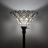 Amora Lighting AM071FL14 Tiffany Style Floor Lamp 72"