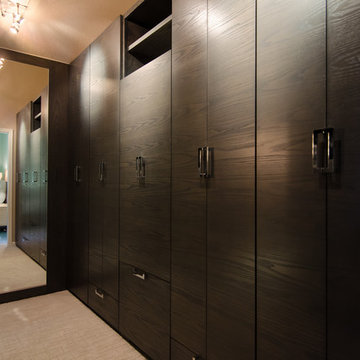Master Bedroom Walk Through Closet Custom Cabinetry