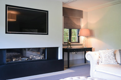 Contemporary living room in Other.