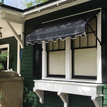 Spear Awnings with Greek Key Detail @ historic St. Augustine