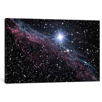 "Veil Nebula, Nasa" Wrapped Canvas Art Print, 40x26x1.5