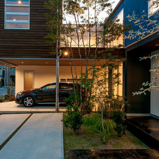 他の地域のモダンスタイルのおしゃれなガレージの写真