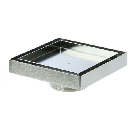 LUXE Square Tile Insert Shower Drain, 5"x5"