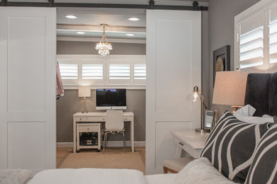 Inspiration for a coastal bedroom remodel in Los Angeles