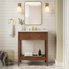 Zaire 30" Bathroom Vanity Cabinet (Sink Basin Not Included) - Walnut