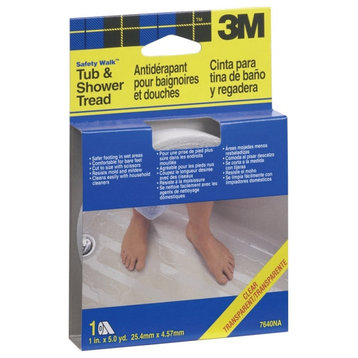 3M 7640 Nonskid Tape,  Clear, 1 x 180"
