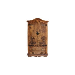 Hand Carved Wood Armoire Stephen - Armoires And Wardrobes